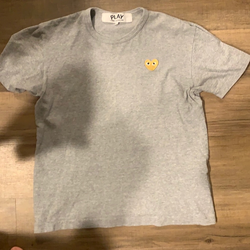 Grey Comme des Garçons Play T-Shirt